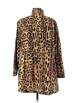 Adam Lippes Collective Leopard Anorak Jacket (view 2)