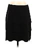 Nine West Solid Black Casual Skirt Size 4 - photo 1
