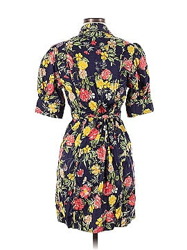 Marissa Webb Collective Multi Floral Printed Puff Sleeve Dress (view 2)