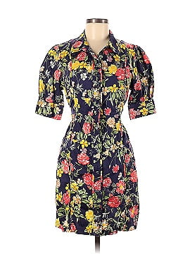 Marissa Webb Collective Multi Floral Printed Puff Sleeve Dress (view 1)