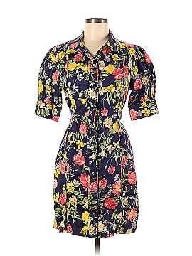 Marissa Webb Collective Multi Floral Printed Puff Sleeve Dress (view 1)