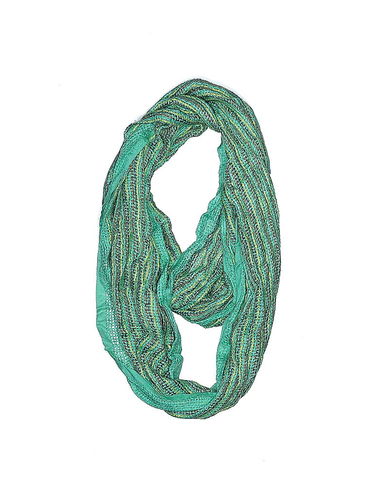Isa & Stef Marled Teal Green Scarf One Size - photo 1