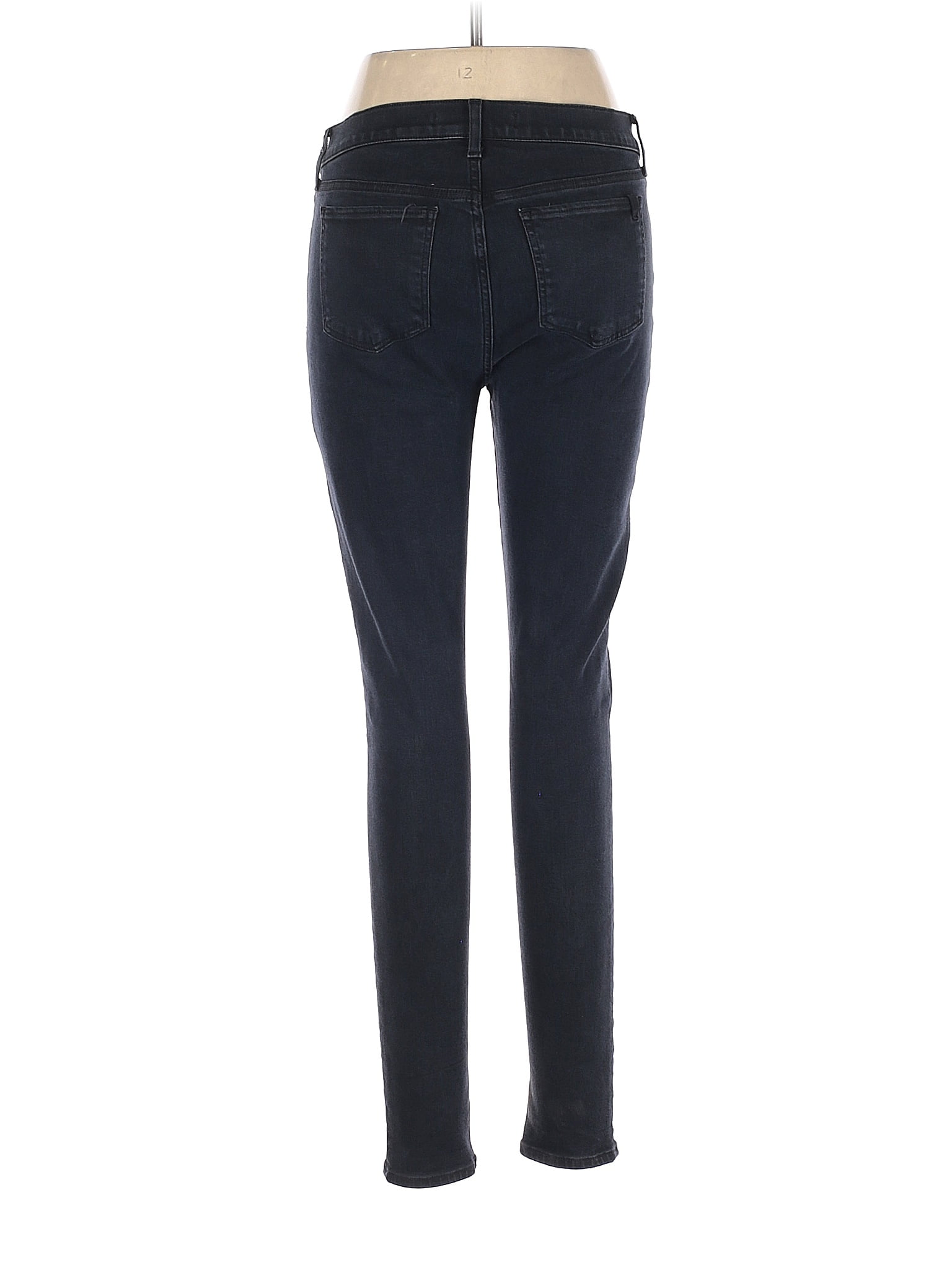 Joe's Jeans Solid Blue Black Icon Skinny Jeans 31 Waist - 80% off