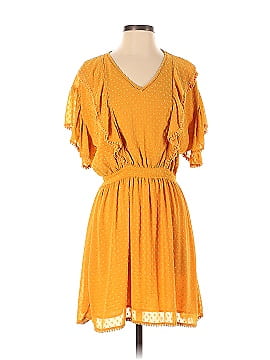 Scotch & Soda Yellow Ruffle Lace Dress (view 1)