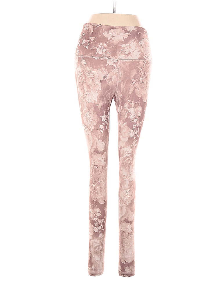 Athleta Acid Wash Print Damask Ombre Tie-dye Pink Tan Active Pants Size XS - photo 1