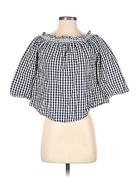 Madewell Smocked Gingham Off-the-Shoulder Top (view 1)