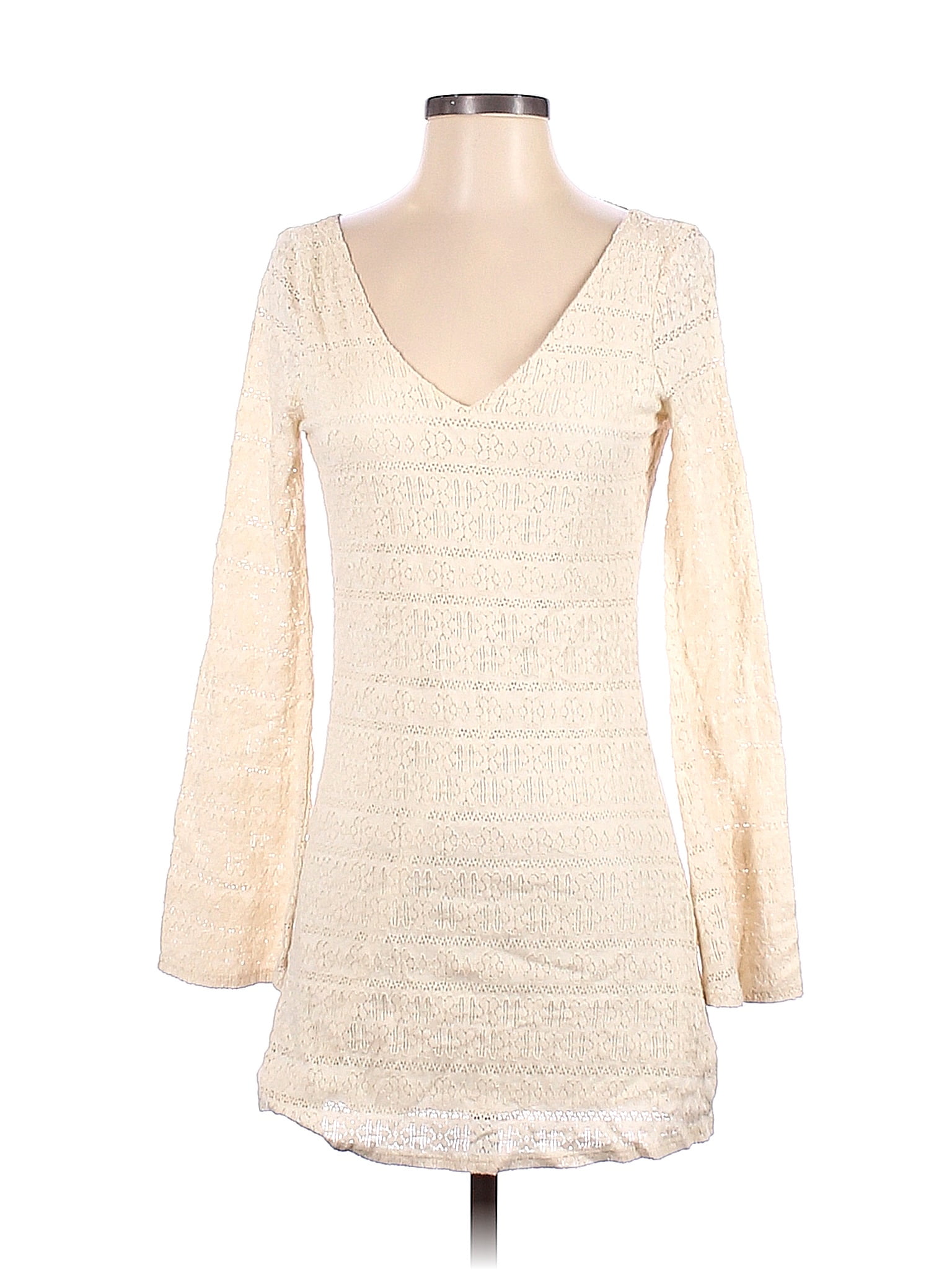 Tobi Ivory Casual Dress Size S 88 Off Thredup