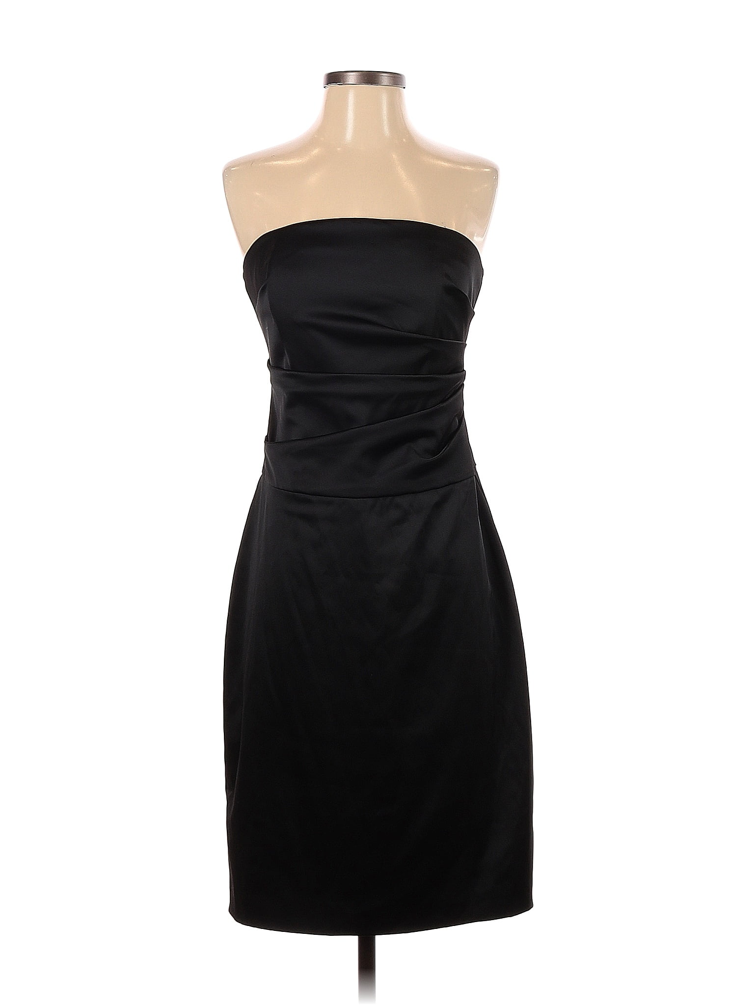 White House Black Market Solid Black Cocktail Dress Size 4 - 73% off ...