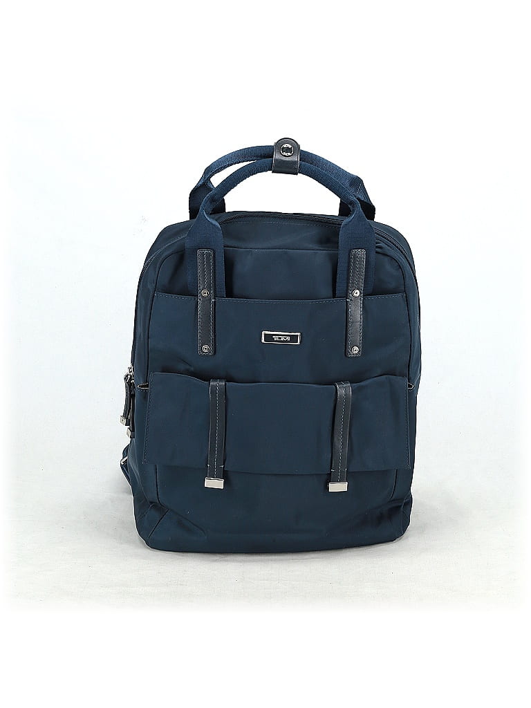 Tumi Solid Blue Backpack One Size - 74% off | ThredUp