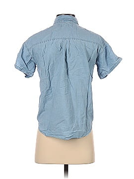 Madewell Indigo Safari Popover Shirt (view 2)