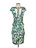 Tracy Reese Floral Multi Color Green Casual Dress Size 2 - photo 2