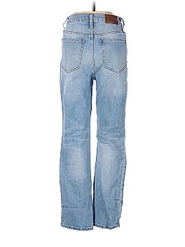 Madewell Slim Demi-Boot Jeans in Denis Wash (view 2)
