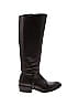 Ariat Solid Black Brown Boots Size 5 1/2 - photo 1