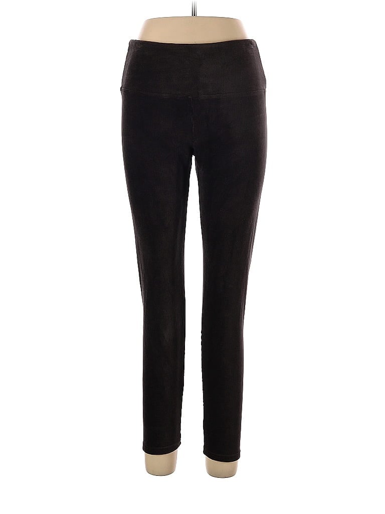 Intro Love Black Gray Velour Pants Size L (petite) - photo 1
