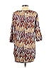 Prairie New York 100% Silk Animal Print Brown Tan Casual Dress Size S - photo 2