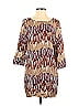 Prairie New York 100% Silk Animal Print Brown Tan Casual Dress Size S - photo 1