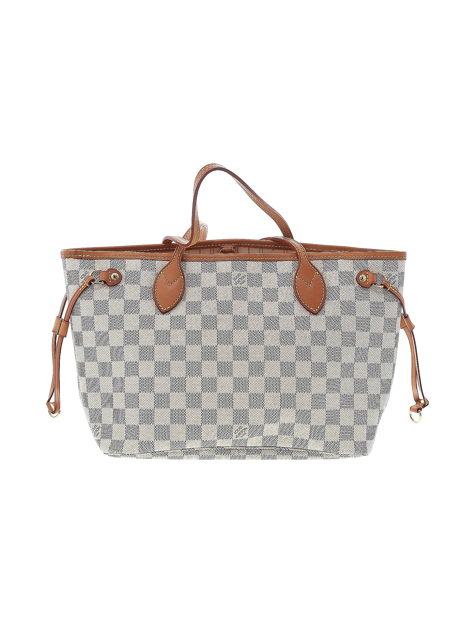Louis Vuitton 100% Coated Canvas Checkered-gingham Brown Damier