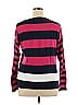 Jones New York Sport Color Block Stripes Blue Pullover Sweater Size XL - photo 2