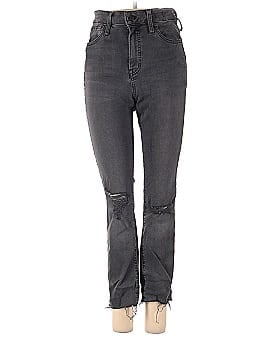 Madewell Curvy High-Rise Skinny Jeans in Black Sea (view 1)