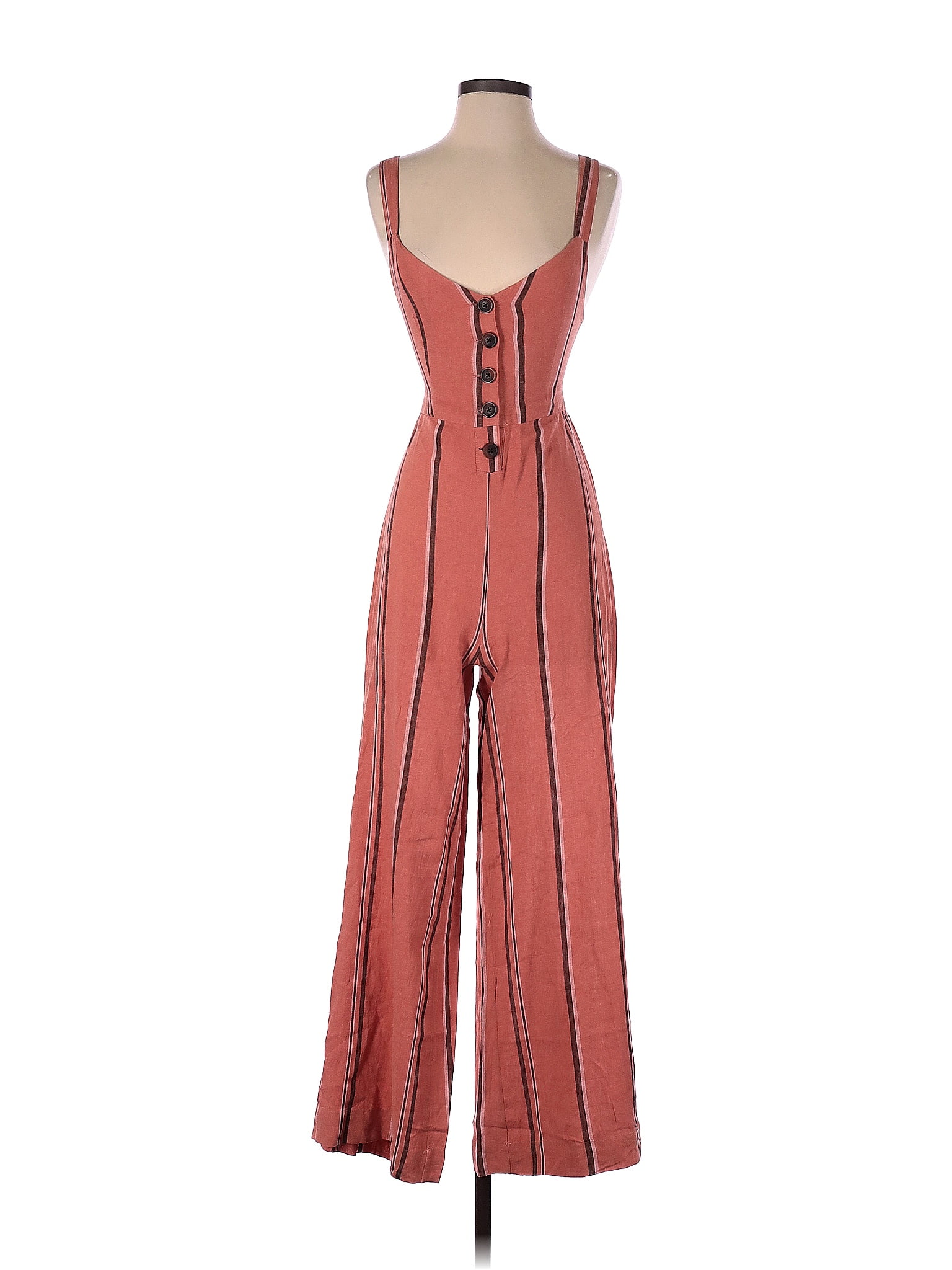 Urban Outfitters Solid Pink Red Jumpsuit Size XS 65 off thredUP