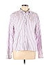 Frank & Eileen 100% Cotton Stripes Multi Color White Long Sleeve Button-Down Shirt Size L - photo 1