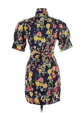 Marissa Webb Collective Multi Floral Printed Puff Sleeve Dress (view 2)