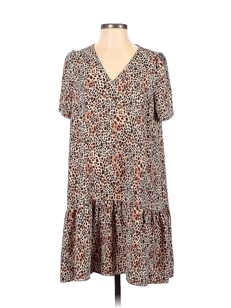 Pre-owned A New Day Casual Dress In Brown