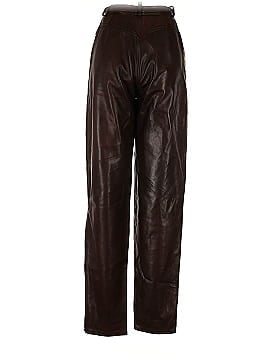 Vakko Faux Leather Pants (view 2)