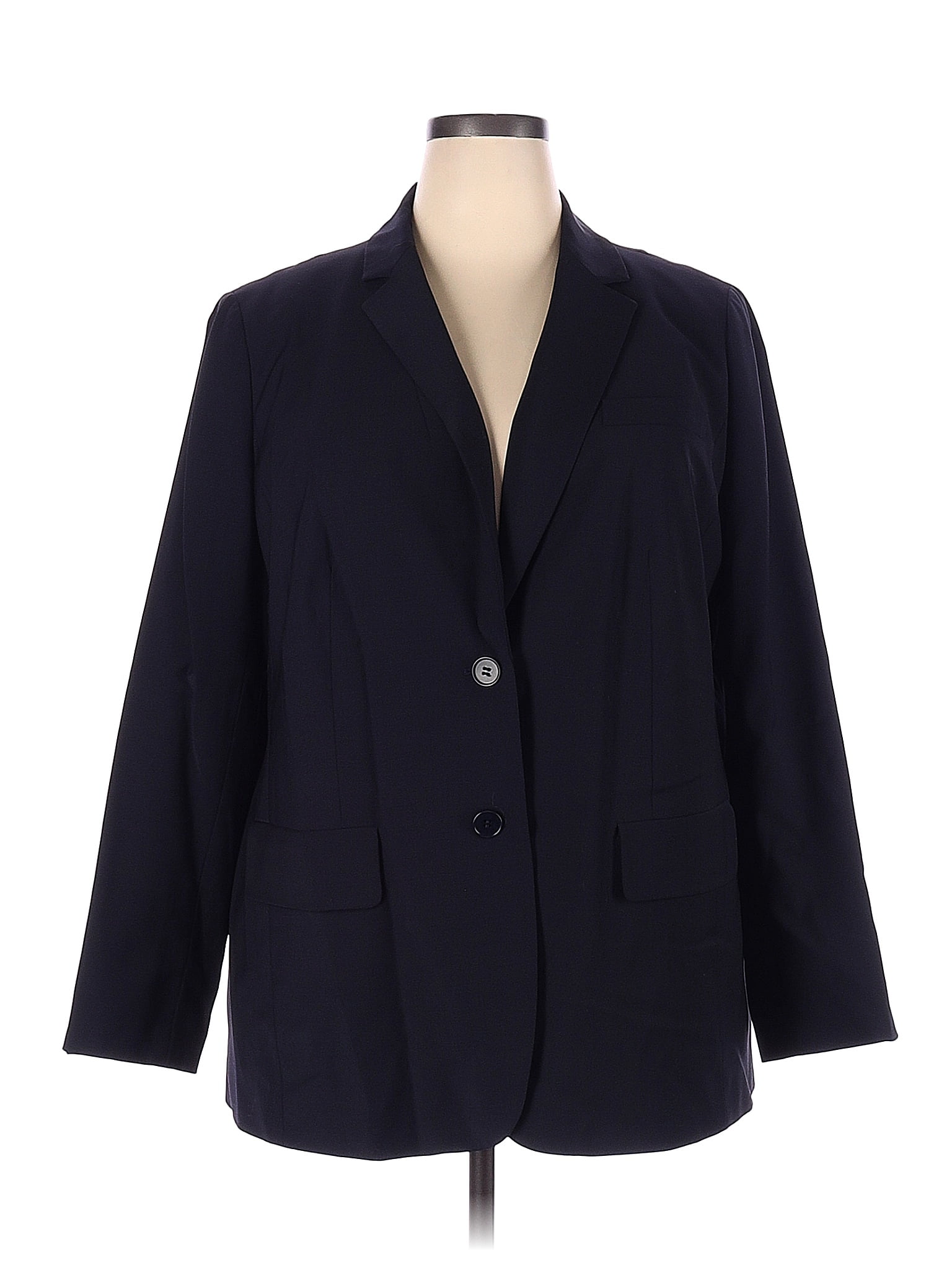 Talbots Blue Wool Blazer Size 18 (Plus) - 83% off | ThredUp