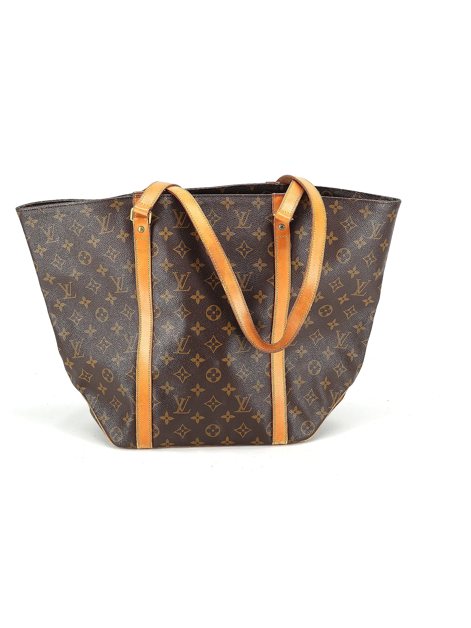 Louis Vuitton 100% Coated Canvas Color Block Brown Monogram Canvas Sac  Shopping One Size - 49% off
