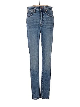 Madewell 11" High-Rise Skinny Jeans in Longridge Wash (view 1)