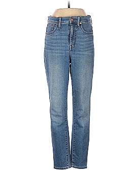 Madewell 11" High-Rise Skinny Crop Jeans in Meadowlake Wash (view 1)