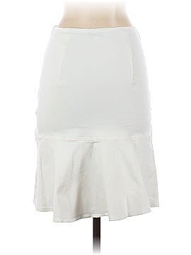 Thakoon Collective White Denim Flare Skirt (view 2)