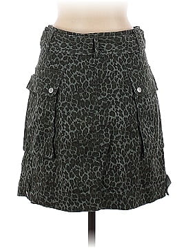 Marissa Webb Collective Green Leopard Skirt (view 2)