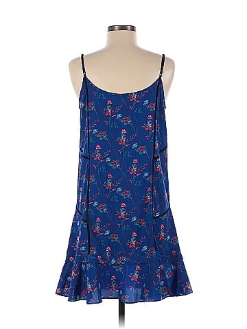 Thakoon Collective Blue Floral Printed Shift (view 2)