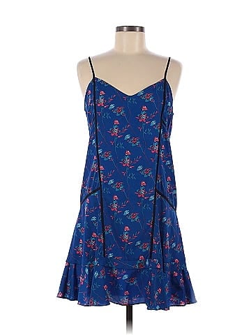 Thakoon Collective Blue Floral Printed Shift (view 1)