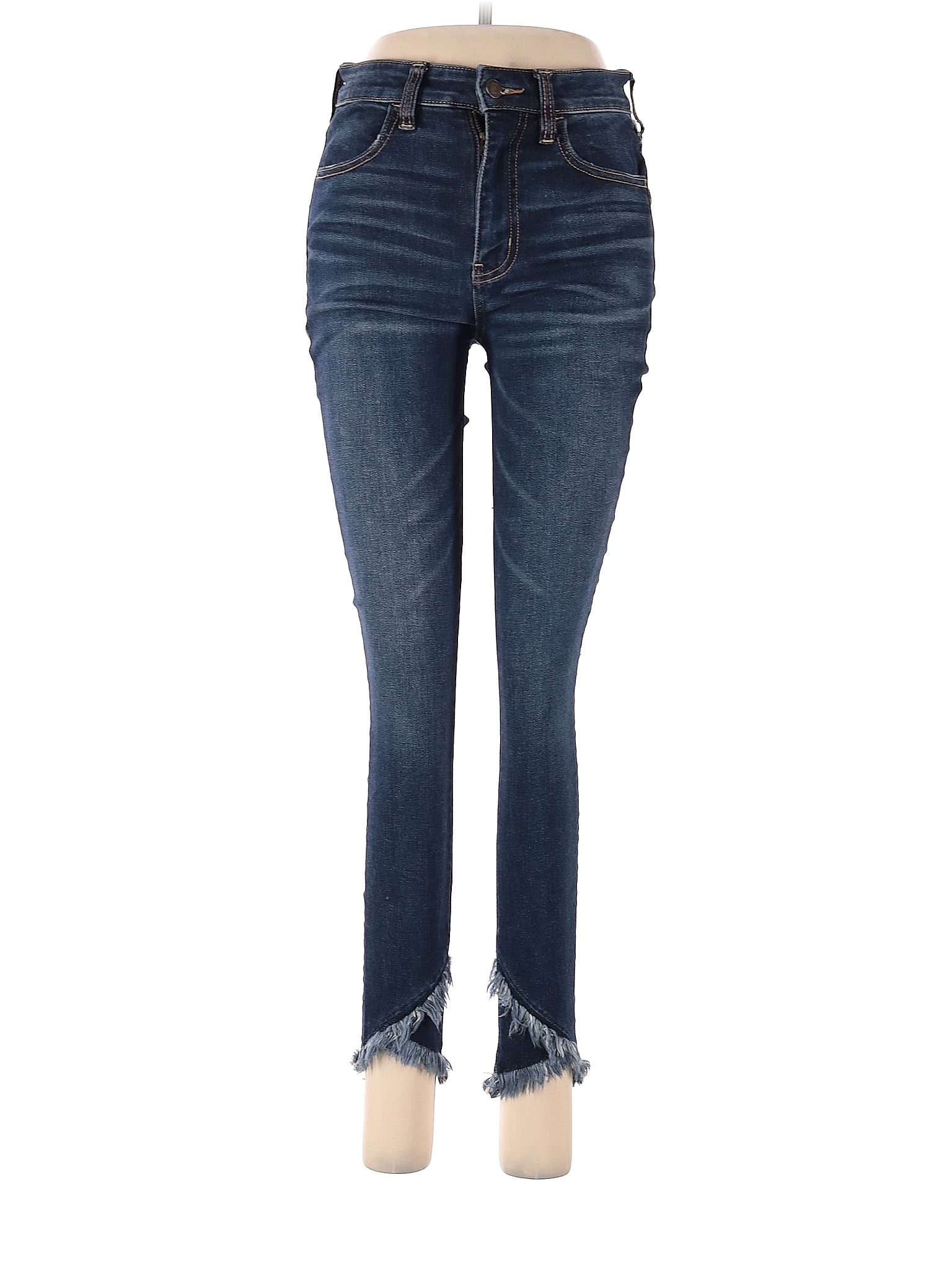 Jeans Maternité Liz Lange - Bleu Denim Délavé - Taille 4 - Jambe Droite