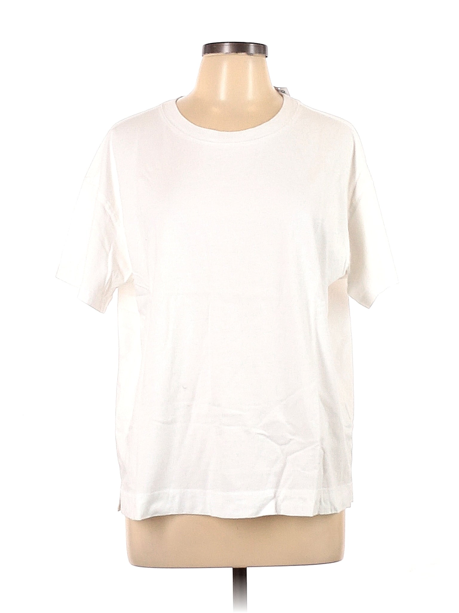 Old Navy White organic Sleeveless button shirt L fit main image 0