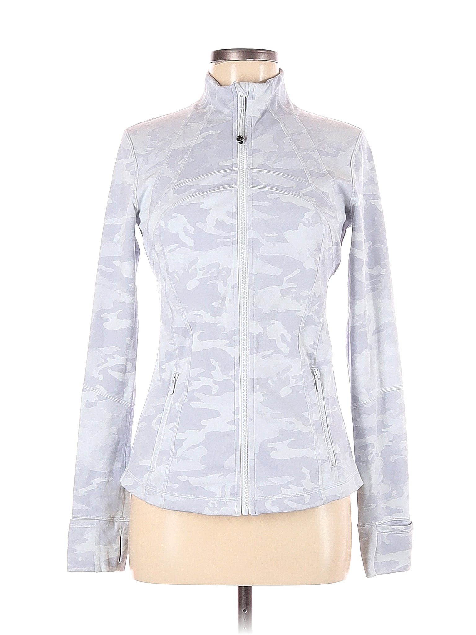 Lululemon Define Jacket *Luxtreme Incognito Camo Jacquard Alpine White  Size: 10