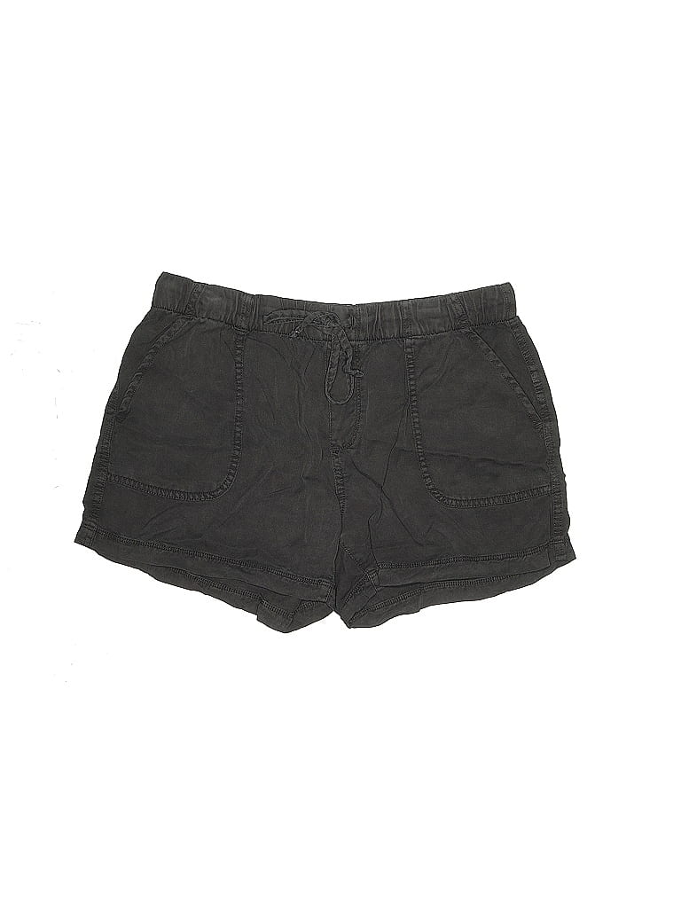 Gap 100% Lyocell Solid Tortoise Black Shorts Size S - photo 1