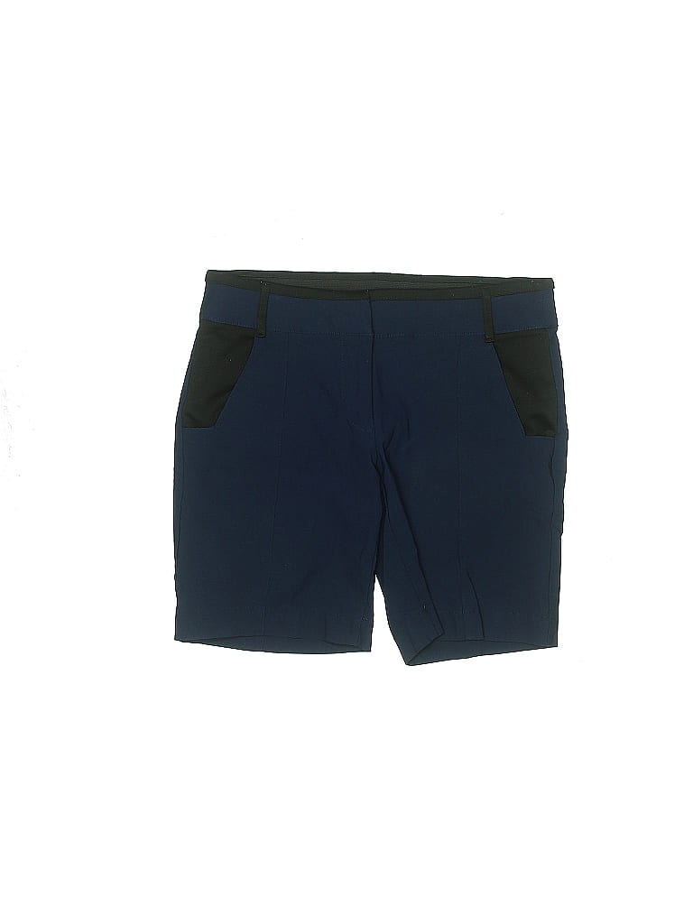 Simply Vera Vera Wang Solid Color Block Blue Shorts Size XS - photo 1