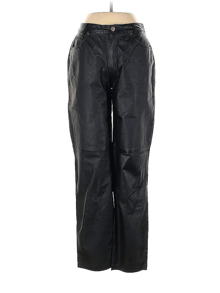 Bagatelle 100% Leather Solid Black Leather Pants Size 8 - 81% off | thredUP