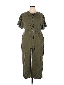 Madewell Short-Sleeve Belted Jumpsuit (view 1)
