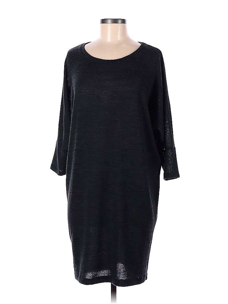 Pre-owned Bobeau Casual Dress In Black