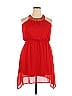 No Boundaries 100% Polyester Solid Red Cocktail Dress Size XXL - photo 1