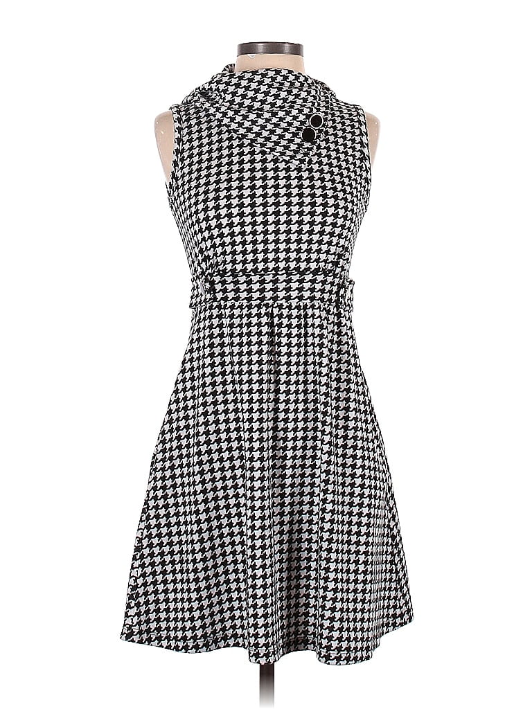 Monteau Checkered-gingham Multi Color Black Casual Dress Size S - 56% ...