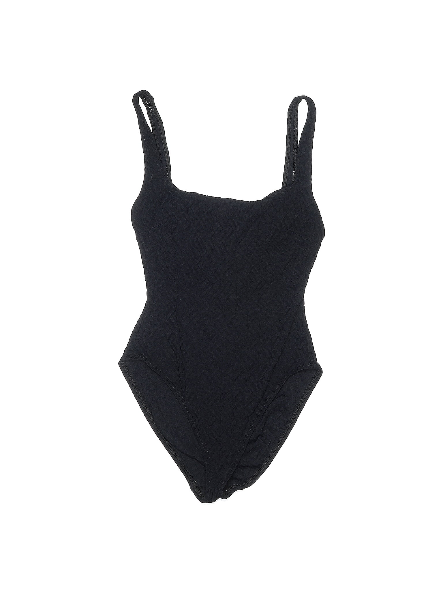 La Blanca Solid Black One Piece Swimsuit Size 12 57 off thredUP
