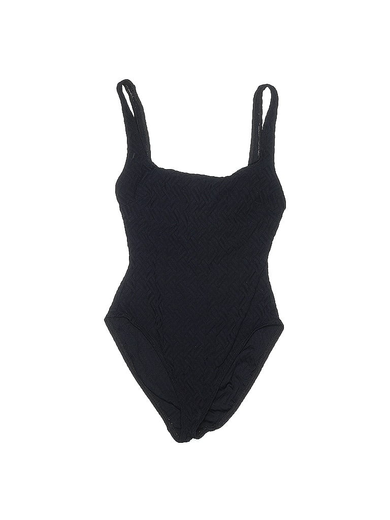 La Blanca Solid Black One Piece Swimsuit Size 12 57 off thredUP
