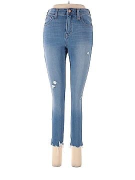 Madewell Petite 10" High-Rise Roadtripper Jeggings in Jancey Wash (view 1)