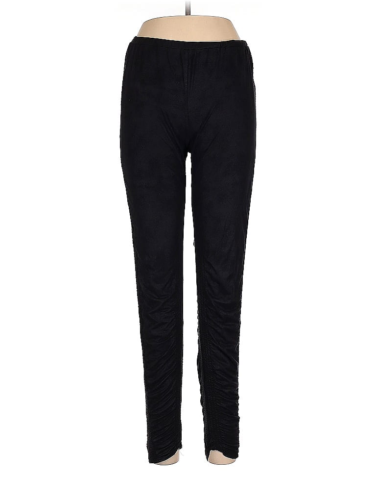 Free People Solid Black Active Pants Size L - photo 1